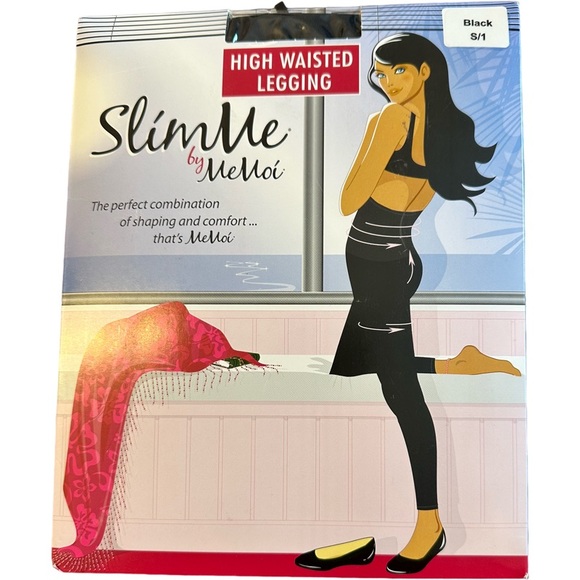 SlimMe by MeMoi High Waisted Compression Legging - Picture 1 of 7